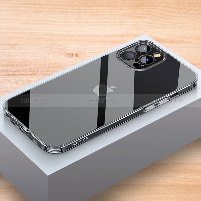 Cover Silicone Trasparente Ultra Sottile Morbida C02 per Apple iPhone 13 Pro Chiaro