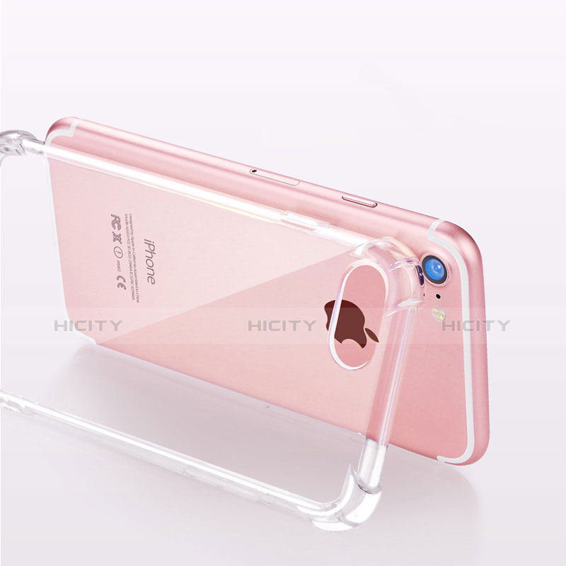 Cover Silicone Trasparente Ultra Sottile Morbida H07 per Apple iPhone 6S Plus Chiaro