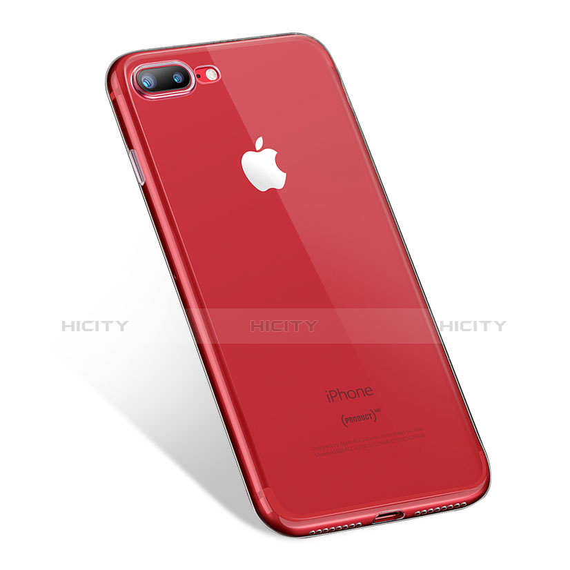 Cover Silicone Trasparente Ultra Sottile Morbida H11 per Apple iPhone 7 Plus Chiaro