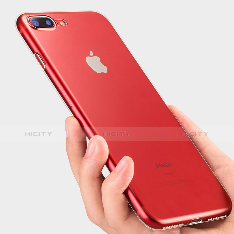 Cover Silicone Trasparente Ultra Sottile Morbida H11 per Apple iPhone 7 Plus Chiaro