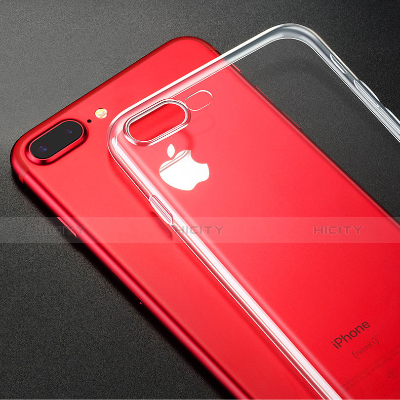 Cover Silicone Trasparente Ultra Sottile Morbida H11 per Apple iPhone 7 Plus Chiaro