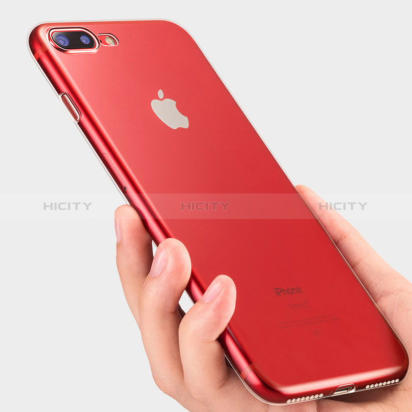 Cover Silicone Trasparente Ultra Sottile Morbida H11 per Apple iPhone 8 Plus Chiaro