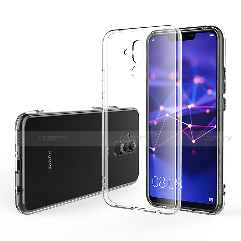 Cover Silicone Trasparente Ultra Sottile Morbida K02 per Huawei Mate 20 Lite Chiaro