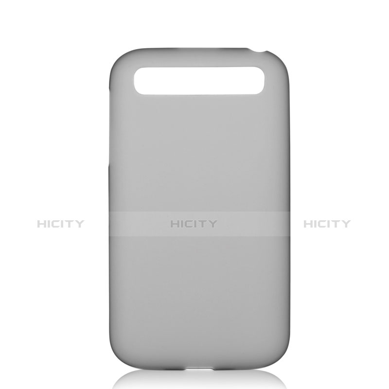 Cover Silicone Trasparente Ultra Sottile Morbida per Blackberry Classic Q20 Grigio