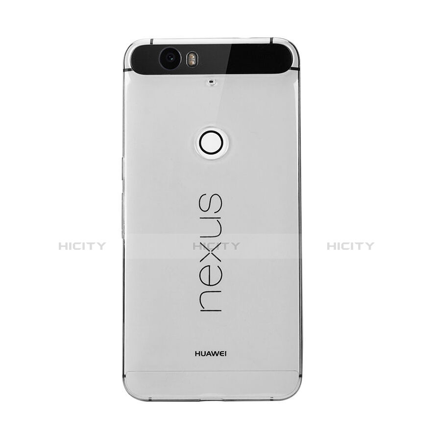 Cover Silicone Trasparente Ultra Sottile Morbida per Google Nexus 6P Grigio