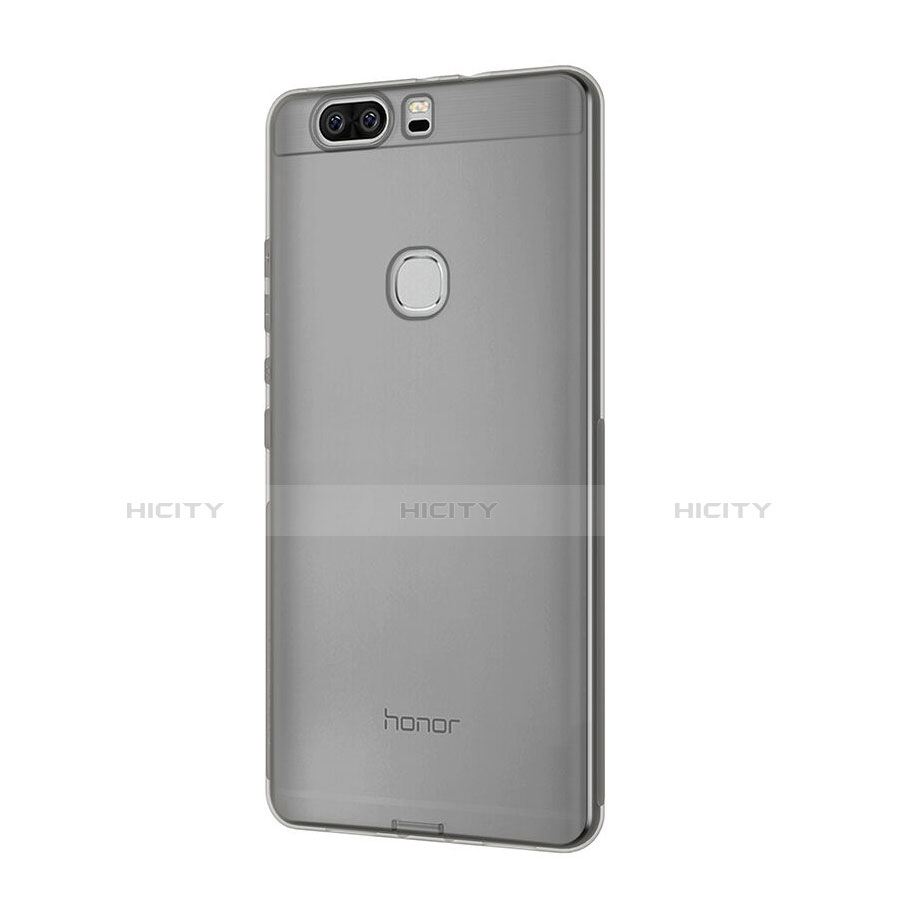 Cover Silicone Trasparente Ultra Sottile Morbida per Huawei Honor V8 Grigio