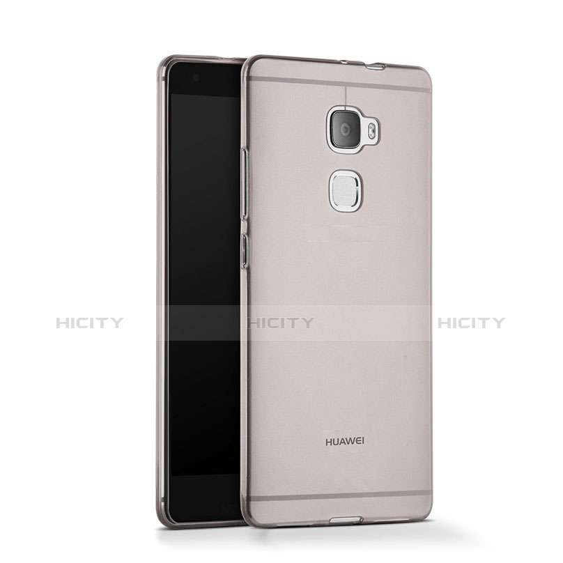 Cover Silicone Trasparente Ultra Sottile Morbida per Huawei Mate S Grigio