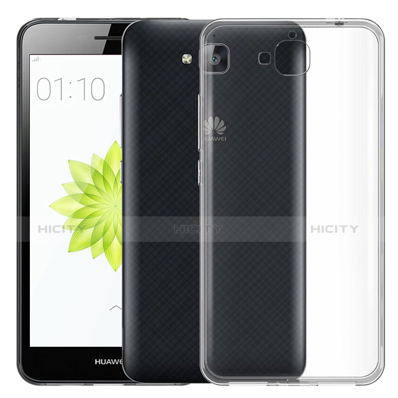 Cover Silicone Trasparente Ultra Sottile Morbida per Huawei Y6 Pro Chiaro