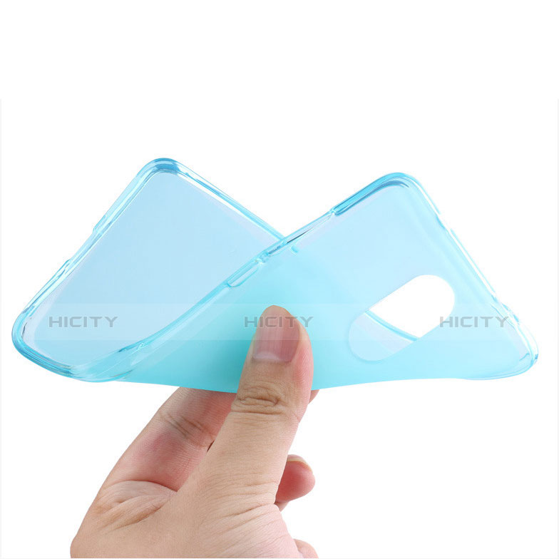 Cover Silicone Trasparente Ultra Sottile Morbida per Xiaomi Redmi Pro Blu