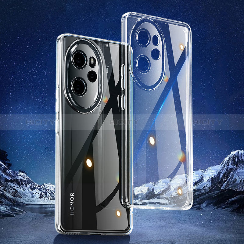 Cover Silicone Trasparente Ultra Sottile Morbida T02 per Huawei Honor 100 Pro 5G Chiaro