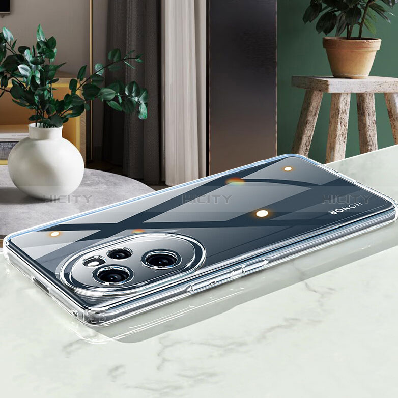 Cover Silicone Trasparente Ultra Sottile Morbida T02 per Huawei Honor 100 Pro 5G Chiaro