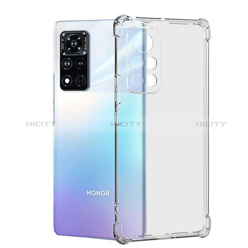 Cover Silicone Trasparente Ultra Sottile Morbida T02 per Huawei Honor V40 5G Chiaro