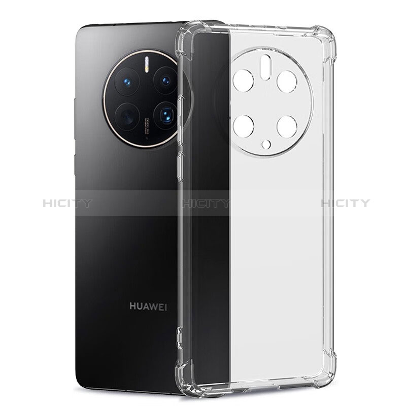 Cover Silicone Trasparente Ultra Sottile Morbida T02 per Huawei Mate 50 RS Chiaro