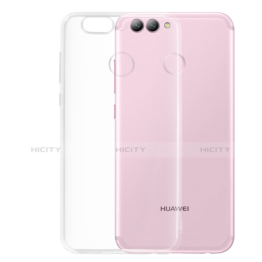 Cover Silicone Trasparente Ultra Sottile Morbida T02 per Huawei Nova 2 Chiaro