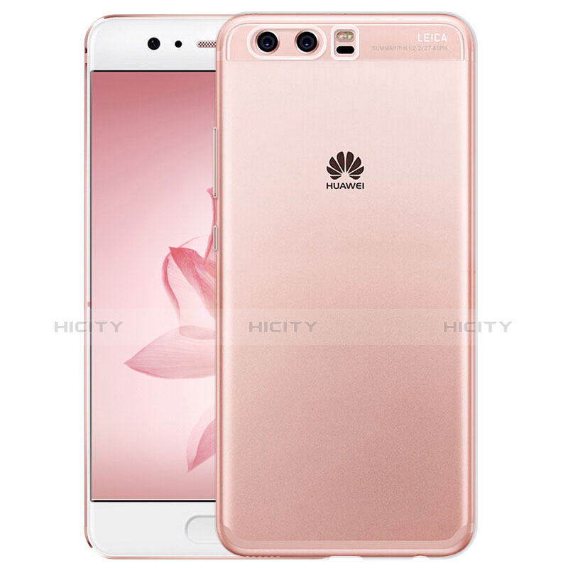 Cover Silicone Trasparente Ultra Sottile Morbida T02 per Huawei P10 Chiaro