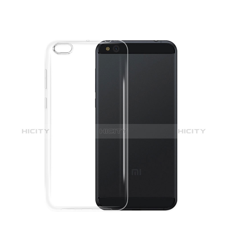 Cover Silicone Trasparente Ultra Sottile Morbida T02 per Xiaomi Mi 5C Chiaro