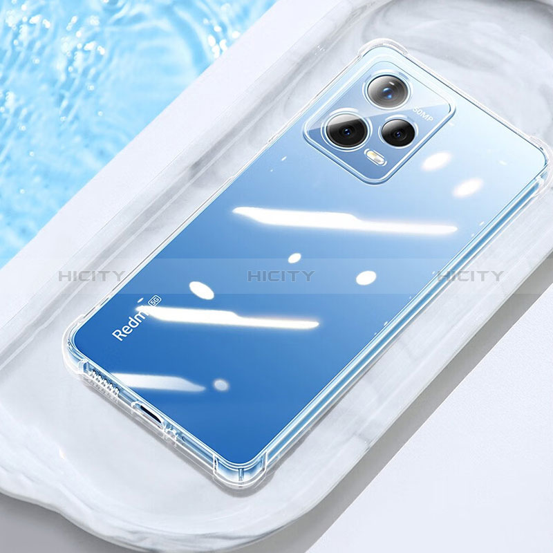 Cover Silicone Trasparente Ultra Sottile Morbida T02 per Xiaomi Poco X5 5G Chiaro