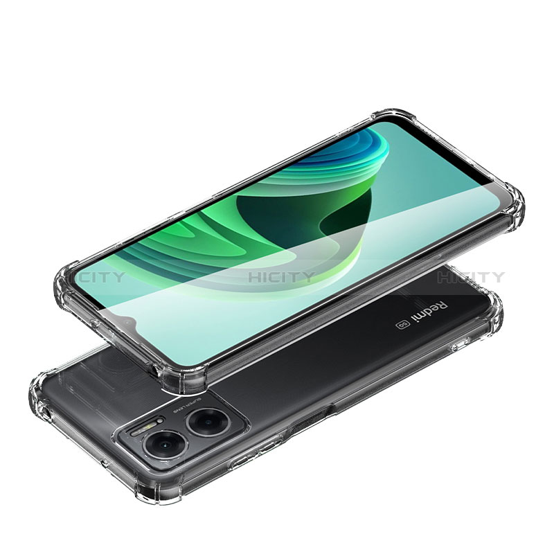 Cover Silicone Trasparente Ultra Sottile Morbida T02 per Xiaomi Redmi Note 11E 5G Chiaro