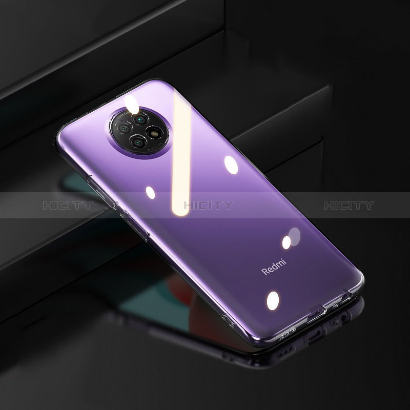 Cover Silicone Trasparente Ultra Sottile Morbida T02 per Xiaomi Redmi Note 9T 5G Chiaro