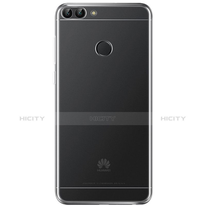 Cover Silicone Trasparente Ultra Sottile Morbida T03 per Huawei Enjoy 7S Chiaro