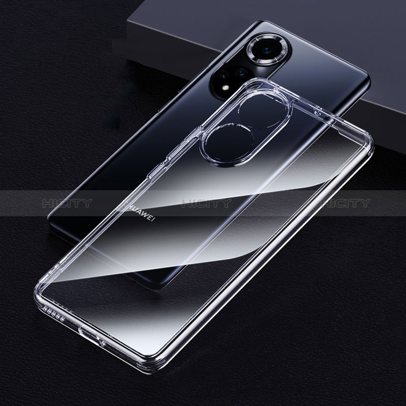 Cover Silicone Trasparente Ultra Sottile Morbida T03 per Huawei Honor 50 Pro 5G Chiaro