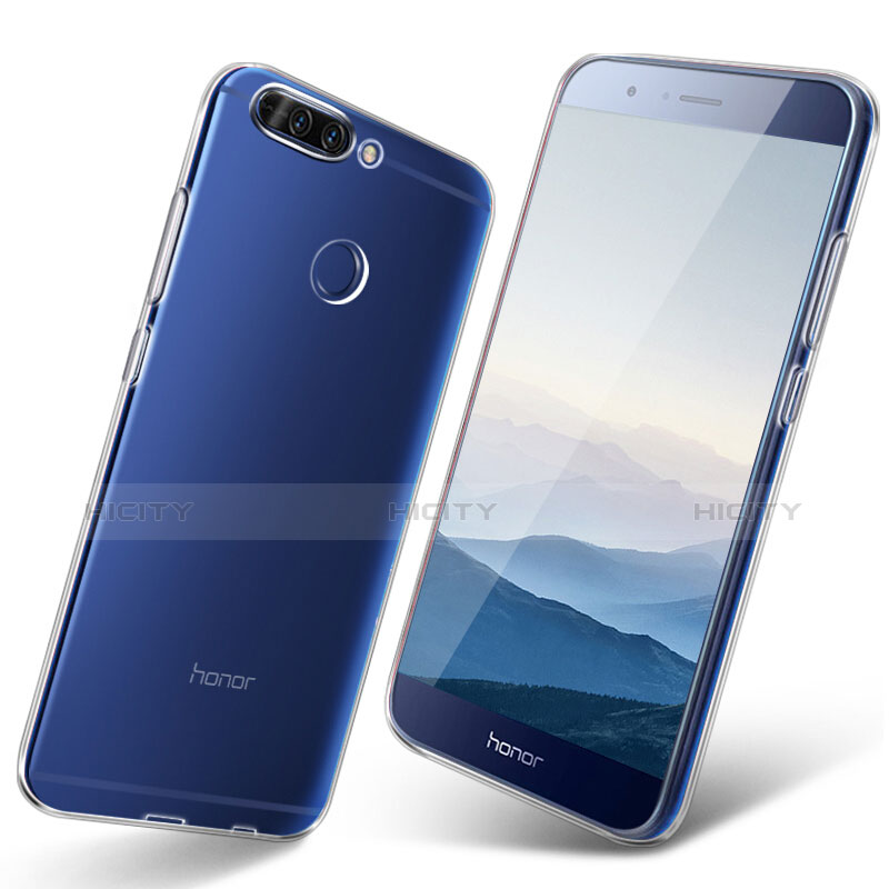 Cover Silicone Trasparente Ultra Sottile Morbida T03 per Huawei Honor 8 Pro Chiaro