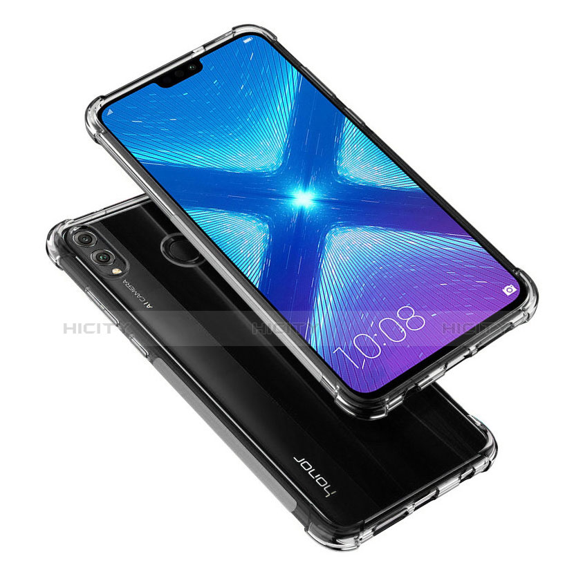 Cover Silicone Trasparente Ultra Sottile Morbida T03 per Huawei Honor 8X Chiaro