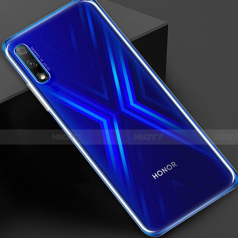 Cover Silicone Trasparente Ultra Sottile Morbida T03 per Huawei Honor 9X Chiaro