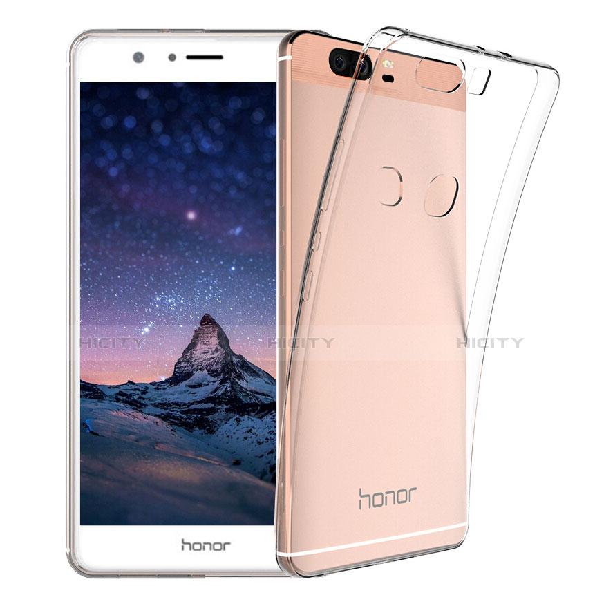 Cover Silicone Trasparente Ultra Sottile Morbida T03 per Huawei Honor V8 Chiaro