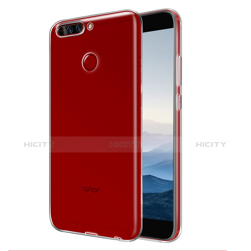 Cover Silicone Trasparente Ultra Sottile Morbida T03 per Huawei Honor V9 Chiaro