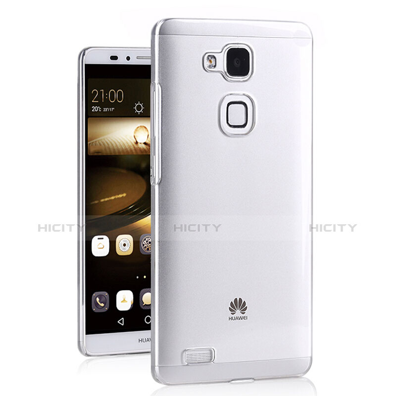 Cover Silicone Trasparente Ultra Sottile Morbida T03 per Huawei Mate 7 Chiaro