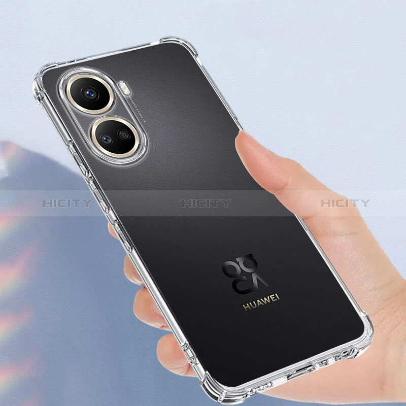 Cover Silicone Trasparente Ultra Sottile Morbida T03 per Huawei Nova 10 SE Chiaro