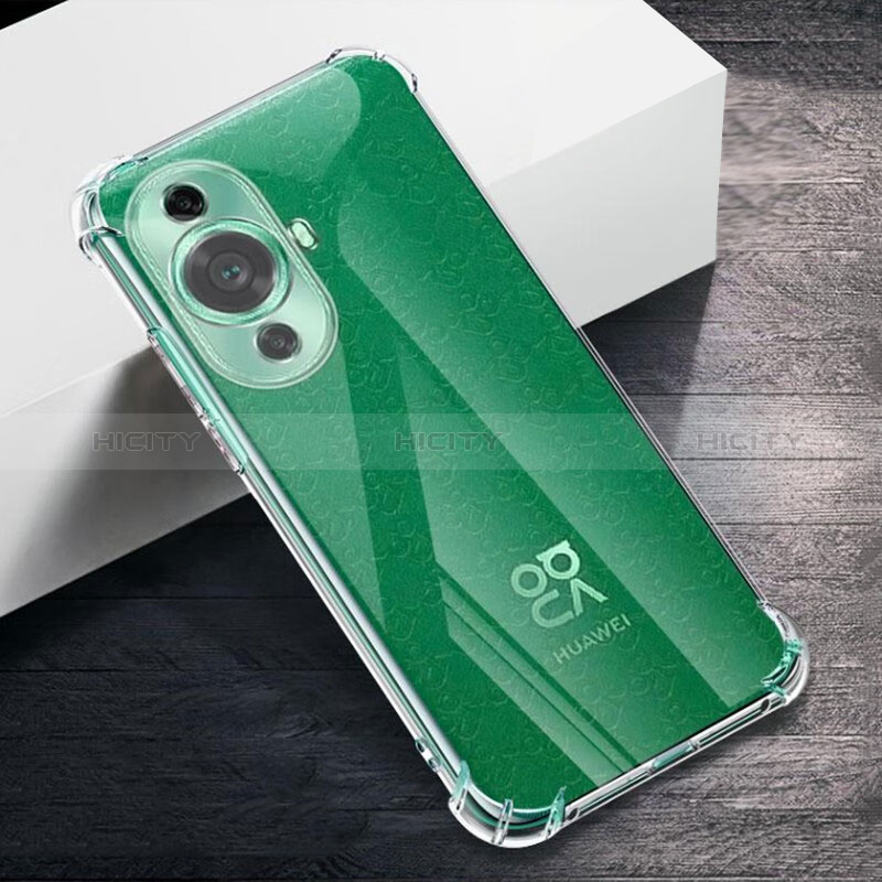 Cover Silicone Trasparente Ultra Sottile Morbida T03 per Huawei Nova 11 Chiaro