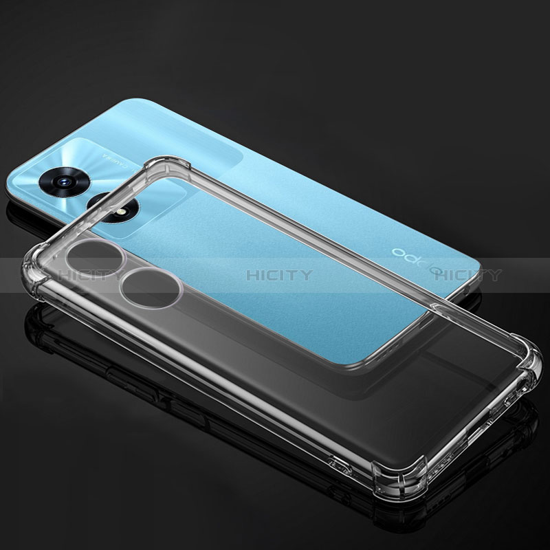 Cover Silicone Trasparente Ultra Sottile Morbida T03 per Oppo A1 Pro 5G Chiaro