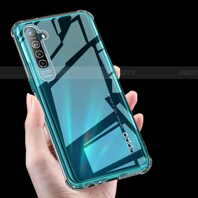 Cover Silicone Trasparente Ultra Sottile Morbida T03 per Realme XT Chiaro