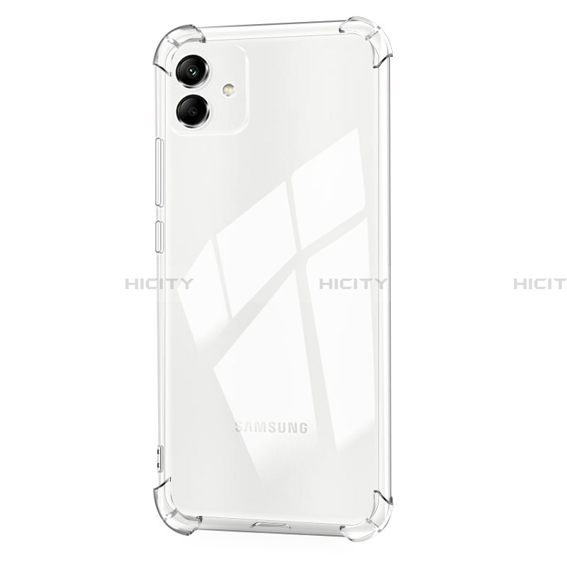 Cover Silicone Trasparente Ultra Sottile Morbida T03 per Samsung Galaxy A04 4G Chiaro