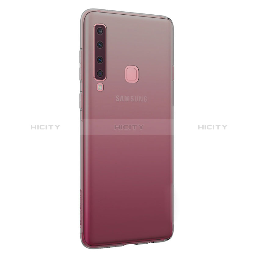 Cover Silicone Trasparente Ultra Sottile Morbida T03 per Samsung Galaxy A9 Star Pro Grigio