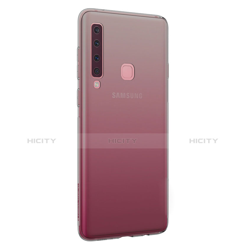 Cover Silicone Trasparente Ultra Sottile Morbida T03 per Samsung Galaxy A9s Grigio