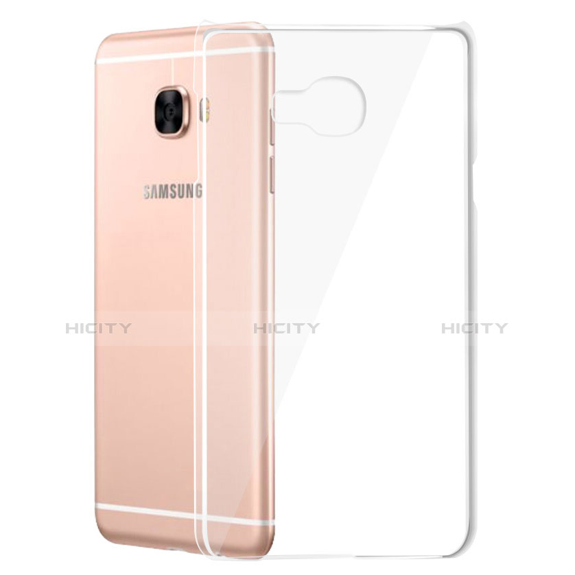 Cover Silicone Trasparente Ultra Sottile Morbida T03 per Samsung Galaxy C7 SM-C7000 Chiaro