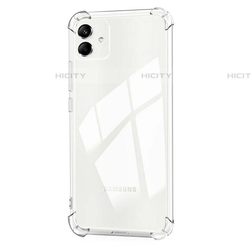 Cover Silicone Trasparente Ultra Sottile Morbida T03 per Samsung Galaxy F04 Chiaro