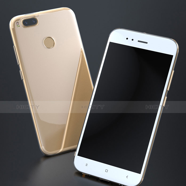 Cover Silicone Trasparente Ultra Sottile Morbida T03 per Xiaomi Mi 5X Chiaro