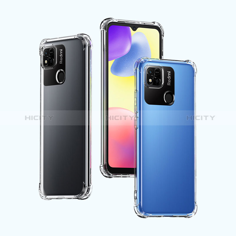 Cover Silicone Trasparente Ultra Sottile Morbida T03 per Xiaomi Redmi 9 Activ Chiaro