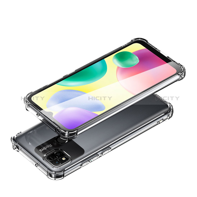 Cover Silicone Trasparente Ultra Sottile Morbida T03 per Xiaomi Redmi 9 Activ Chiaro