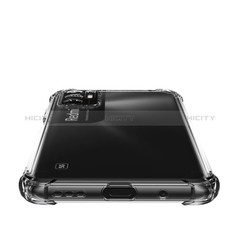 Cover Silicone Trasparente Ultra Sottile Morbida T03 per Xiaomi Redmi Note 10 5G Chiaro