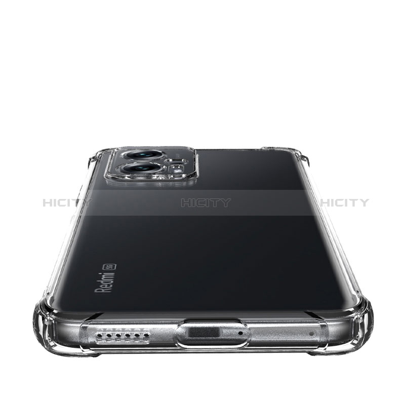 Cover Silicone Trasparente Ultra Sottile Morbida T03 per Xiaomi Redmi Note 11T Pro 5G Chiaro