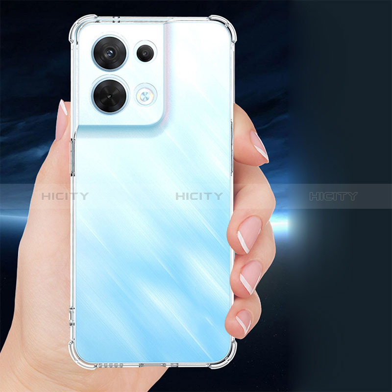 Cover Silicone Trasparente Ultra Sottile Morbida T03 per Xiaomi Redmi Note 13 5G Chiaro