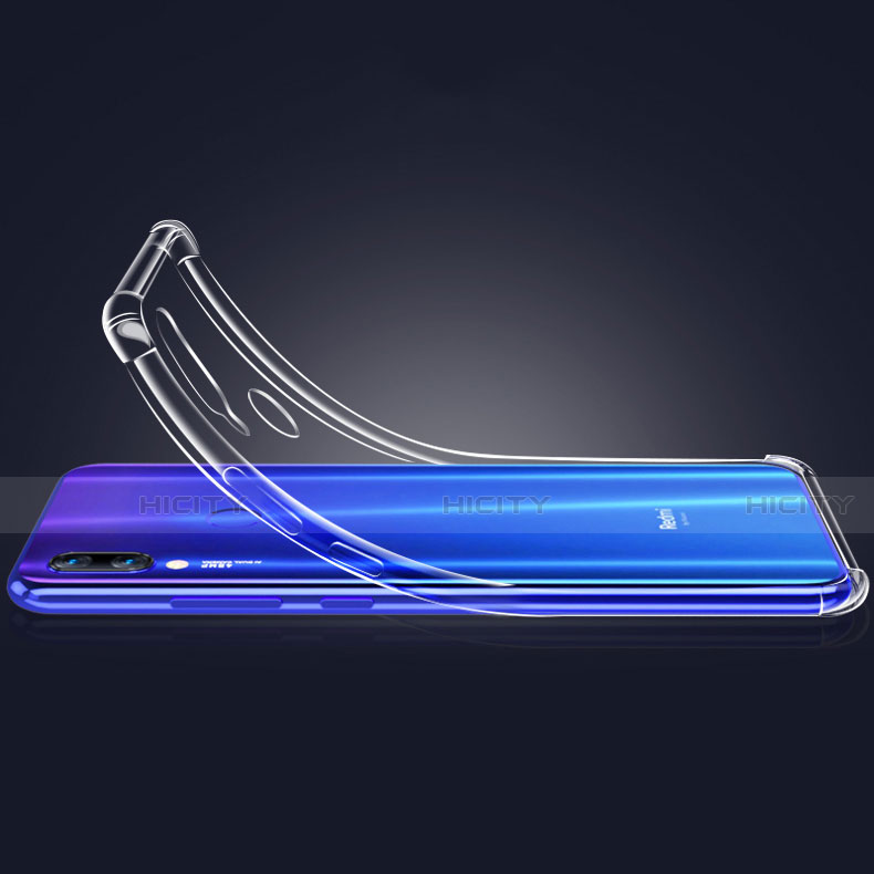 Cover Silicone Trasparente Ultra Sottile Morbida T03 per Xiaomi Redmi Note 7 Pro Chiaro