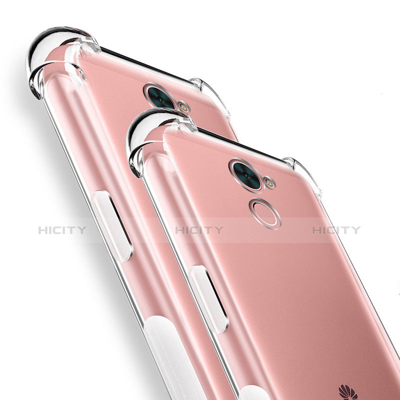 Cover Silicone Trasparente Ultra Sottile Morbida T04 per Huawei Enjoy 7 Plus Chiaro