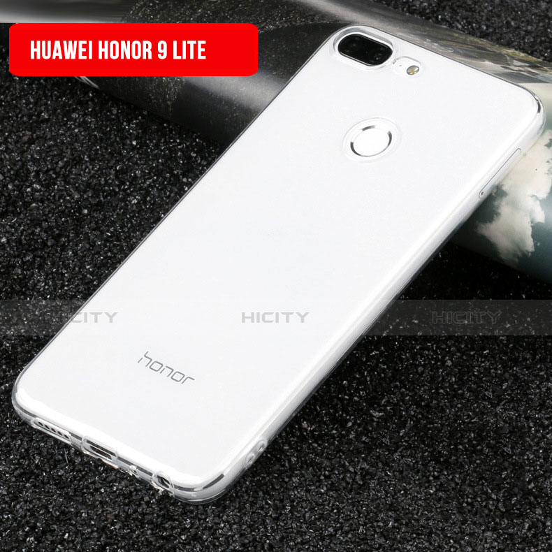 Cover Silicone Trasparente Ultra Sottile Morbida T04 per Huawei Honor 9 Lite Chiaro