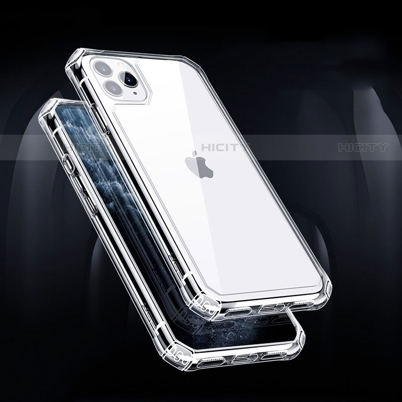 Cover Silicone Trasparente Ultra Sottile Morbida T05 per Apple iPhone 11 Pro Chiaro